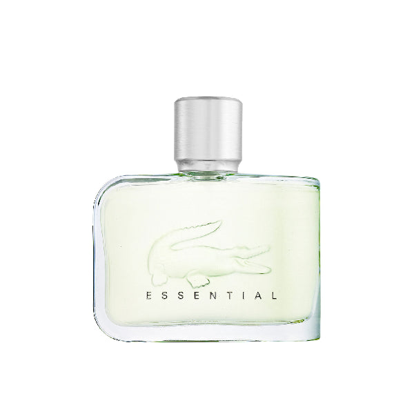عطر لاكوست إيسينشيال للرجال بزجاجة شفافة أنيقة
