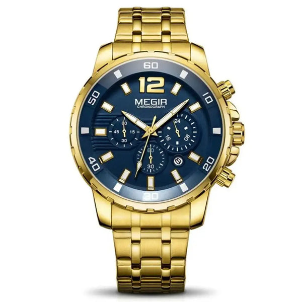 MEGIR MEN WATCH- gold