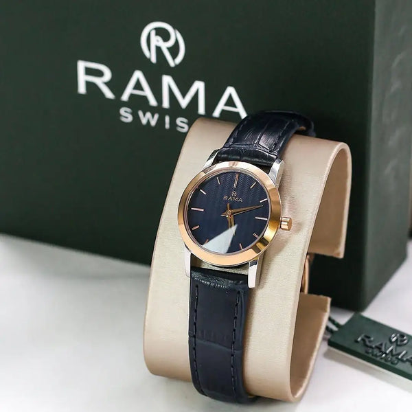 RAMA SWISS WATCH FOR WOMEN -black